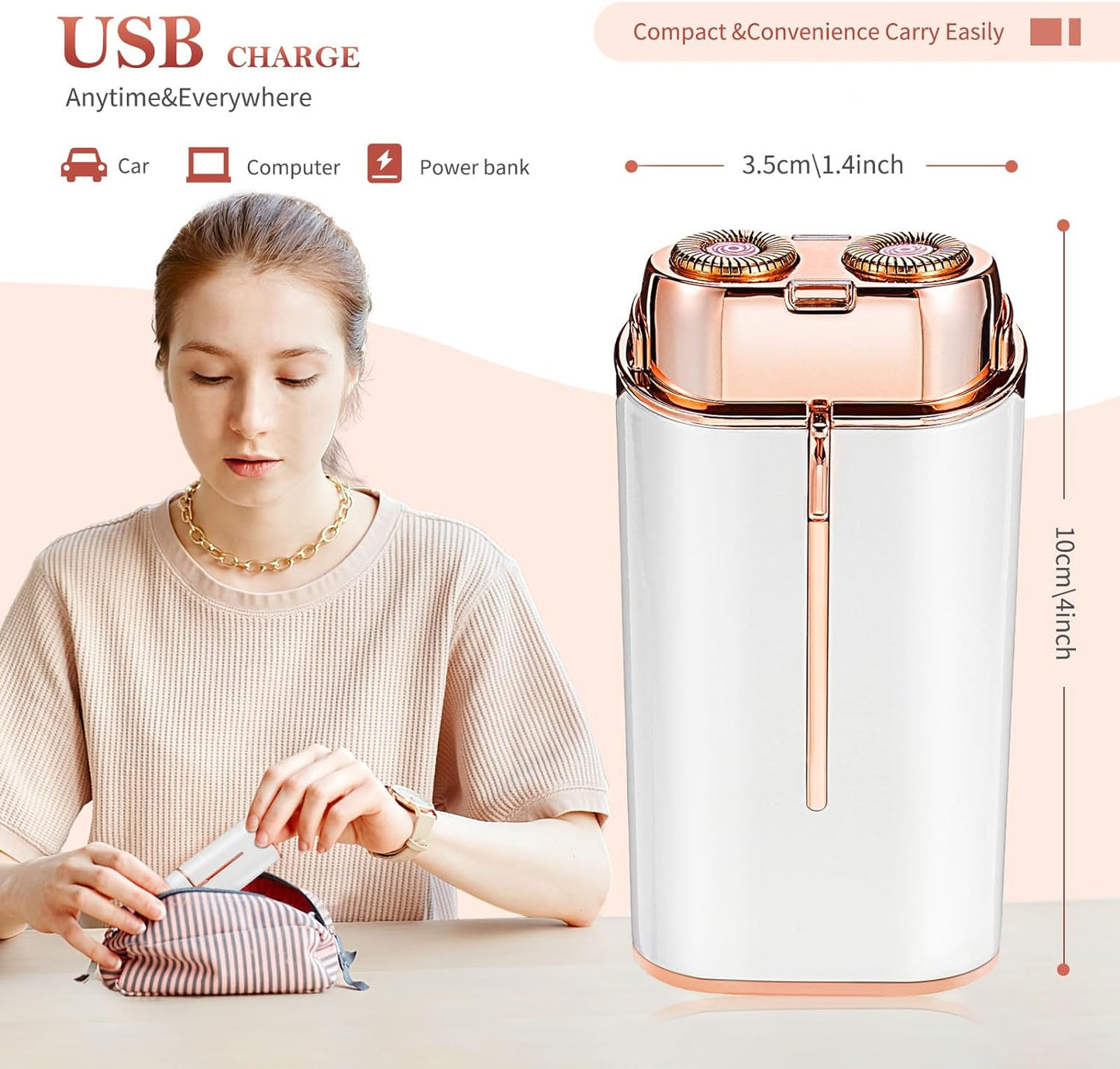 Épilateur électrique pour le visage et le corps