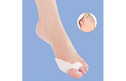 Séparateur Orteil Hallux Valgus 2 pièces en silicone pour pied