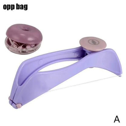 Women Mini Facial Hair Remover Spring Threading Epilator