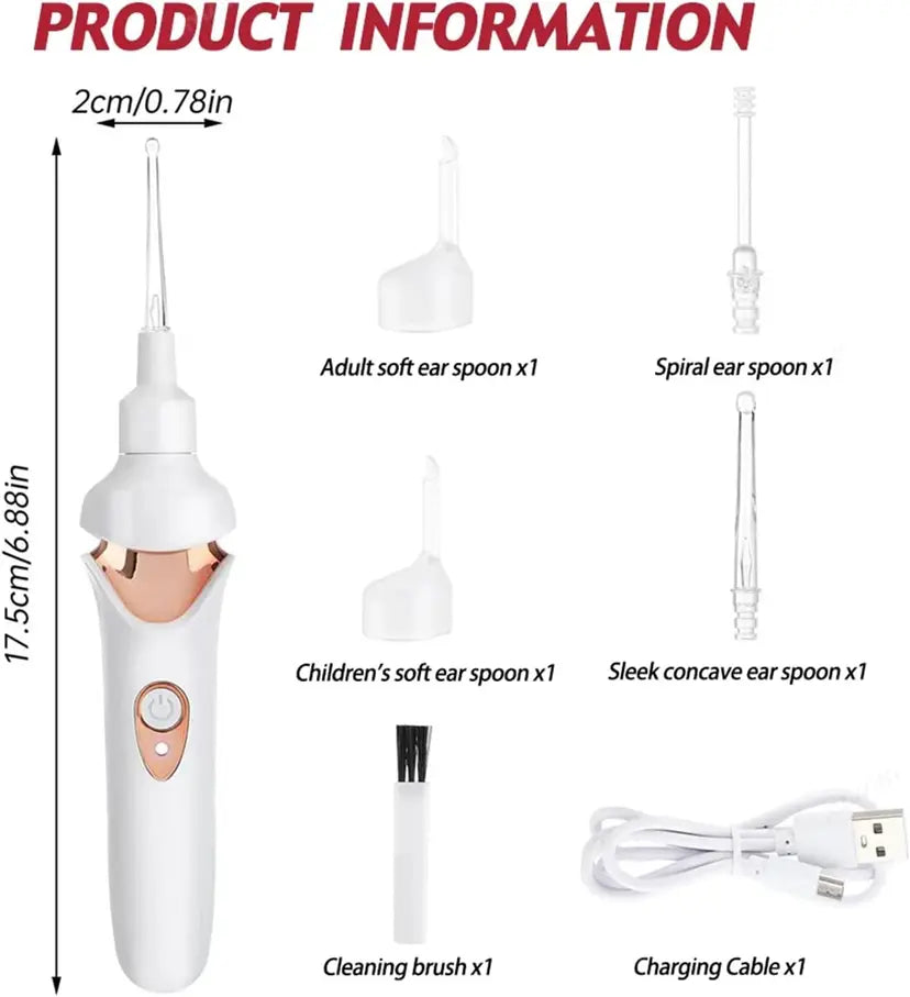 Aspirateur d'oreille visuel électrique